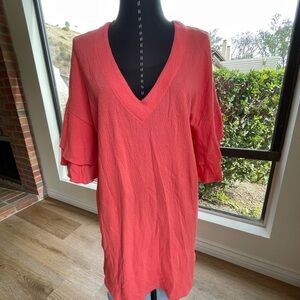 LUCKY BRAND NWOT ORANGE DRESS SIZE XTRA SMALL NEW CONDITION